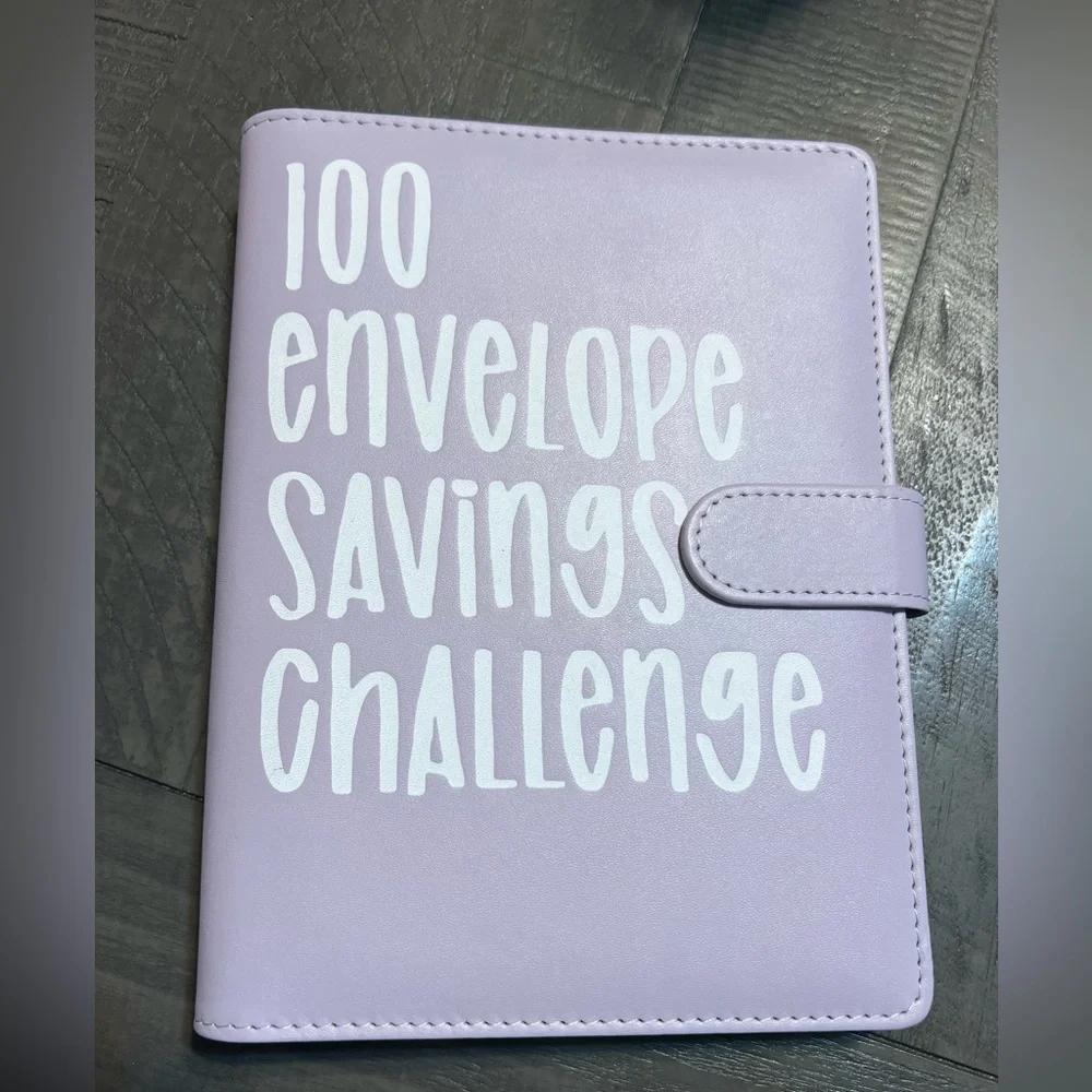 Lavender Savings Challenge Binder